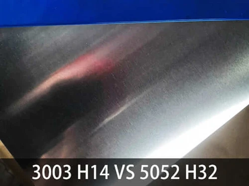 3003 H14 u odnosu na 5052 H32|Izvedba, mogućnost oblikovanja i primjene